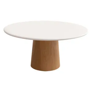 Muse Micro Cement & European Oak Round Dining Table, 160cm by Ambience Interiors, a Dining Tables for sale on Style Sourcebook