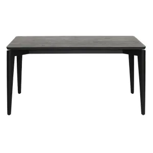 Bogense Teak Timber Dining Table, 150cm, Black by Ambience Interiors, a Dining Tables for sale on Style Sourcebook