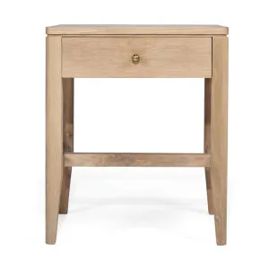 Mukey American Oak Timber Bedside Table by Ambience Interiors, a Bedside Tables for sale on Style Sourcebook