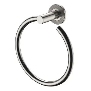 Axle Towel Ring Brushed Nickel by Fienza, a Towel Rails for sale on Style Sourcebook