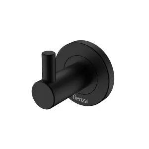 Kaya Robe Hook Matte Black by Fienza, a Shelves & Hooks for sale on Style Sourcebook