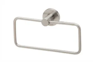 Radii Round Towel Ring Brushed Nickel by PHOENIX, a Towel Rails for sale on Style Sourcebook