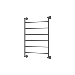 Lillian Heated Towel Rail 600x808x95 Matte Black by Fienza, a Towel Rails for sale on Style Sourcebook