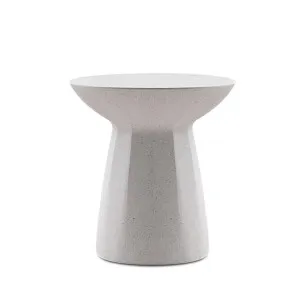 Boris 42cm Fibre Glass Side Table - White by Interior Secrets - AfterPay Available by Interior Secrets, a Side Table for sale on Style Sourcebook