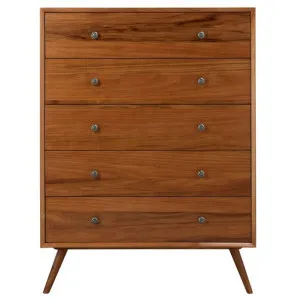 Lucas Tallboy - 5 Drawer by James Lane, a Dressers & Chests of Drawers for sale on Style Sourcebook