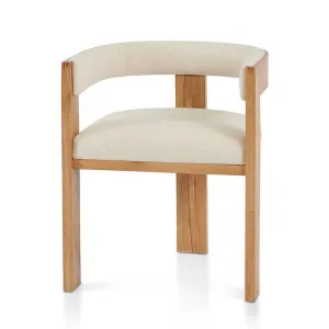 Ex Display - Miles Dining Chair - Light Beige by Interior Secrets - AfterPay Available by Interior Secrets, a Dining Chairs for sale on Style Sourcebook