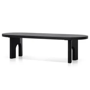 Ex Display - Teresa 2.8m oval dining table - Black by Interior Secrets - AfterPay Available by Interior Secrets, a Dining Tables for sale on Style Sourcebook