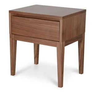 Ex Display - Penley Wooden Bedside Table - Walnut by Interior Secrets - AfterPay Available by Interior Secrets, a Bedside Tables for sale on Style Sourcebook