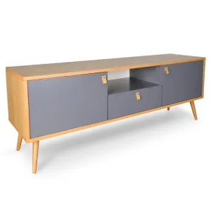 Ex Display - Ramcy 150cm TV Unit With Grey Drawers by Interior Secrets - AfterPay Available by Interior Secrets, a Entertainment Units & TV Stands for sale on Style Sourcebook