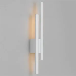 Masto IP54 Indoor / Outdoor LED Double Wall Light, 3000K, White by Telbix, a Outdoor Lighting for sale on Style Sourcebook