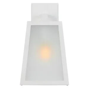 Cosca IP43 Exterior Wall Light, Large, White / Opal by Telbix, a Outdoor Lighting for sale on Style Sourcebook