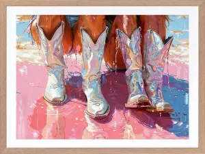 Glittering Gem Boots Poster by Urban Road, a Posters for sale on Style Sourcebook
