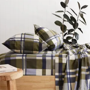 Bambury Devin Flannelette Sheet Set by null, a Sheets for sale on Style Sourcebook