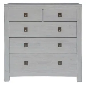 Sephersis Mindi Wood 5 Drawer Tallboy by Dodicci, a Dressers & Chests of Drawers for sale on Style Sourcebook