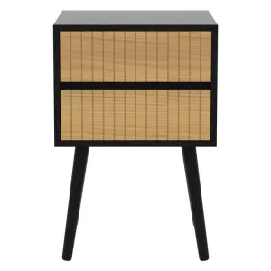 Chessy Wooden Bedside Table, Black by Modish, a Bedside Tables for sale on Style Sourcebook