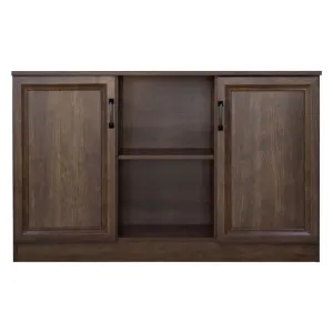 Burkardt 2 Door Credenza Cabinet, 120cm, Dark Walnut by Modish, a Filing Cabinets for sale on Style Sourcebook