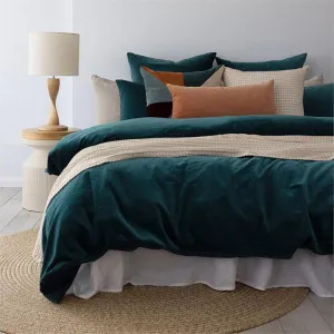 Bambury Emerson Teal Quilt Cover Set by null, a Quilt Covers for sale on Style Sourcebook