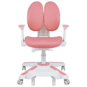 Berrilee Kids Study Chair with Footstool, Blush / White by New Oriental, a Kids Chairs & Tables for sale on Style Sourcebook
