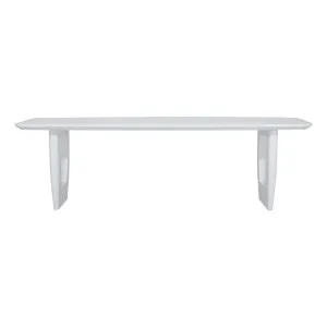Cortez Dining Table 220cm in Sandblast White by OzDesignFurniture, a Dining Tables for sale on Style Sourcebook