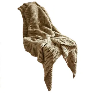Abrazo Throw - Natural by Eadie Lifestyle, a Throws for sale on Style Sourcebook