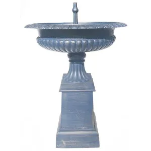 Toulouse Self Contained Cast Iron Garden Fountain, Blue Patina by CHL Enterprises, a Ponds & Water Features for sale on Style Sourcebook