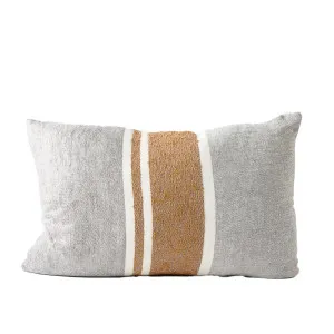 Magnus Linen Cushion - Slate/Nutmeg by Eadie Lifestyle, a Cushions, Decorative Pillows for sale on Style Sourcebook