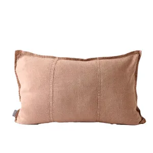 Luca® Linen Cushion - Clay by Eadie Lifestyle, a Cushions, Decorative Pillows for sale on Style Sourcebook