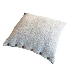 Ida Floor Cushion - Off White/Slate by Eadie Lifestyle, a Cushions, Decorative Pillows for sale on Style Sourcebook