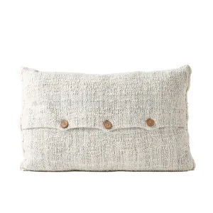 Ida Cushion - Off White/Slate by Eadie Lifestyle, a Cushions, Decorative Pillows for sale on Style Sourcebook