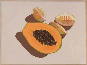 Oh my Papaya! Canvas Art Print by Urban Road, a Prints for sale on Style Sourcebook