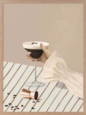 Give Me My Espresso Martini Canvas Art Print by Urban Road, a Prints for sale on Style Sourcebook