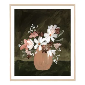 Posy Muse Khaki 2 Framed Print in 43 x 50cm by OzDesignFurniture, a Prints for sale on Style Sourcebook