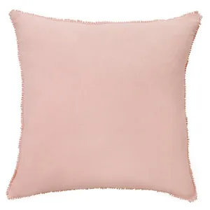 Pink Oversize Linen Cushion - 60x60cm by Urban Road, a Cushions, Decorative Pillows for sale on Style Sourcebook