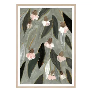 Gum Flower Dark 2 Framed Print in 87 x 122cm by OzDesignFurniture, a Prints for sale on Style Sourcebook