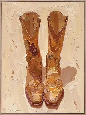 These Boots Were Made For Walking Canvas Art Print by Urban Road, a Prints for sale on Style Sourcebook