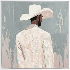 Lone Cowboy II Canvas Art Print by Urban Road, a Prints for sale on Style Sourcebook