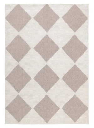 Kelsey Ivory and Beige Checkered Rug by Miss Amara, a Kids Rugs for sale on Style Sourcebook