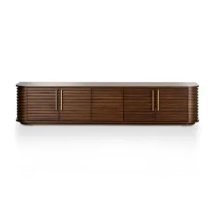 Bresso 5 Door TV Unit, 230cm, Walnut by Conception Living, a Entertainment Units & TV Stands for sale on Style Sourcebook