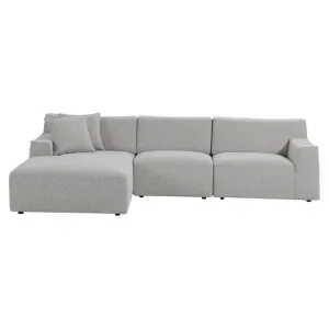 Norreby Fabric Modular Corner Sofa, 2 Seater with LHF Chaise, Clay Grey by Conception Living, a Sofas for sale on Style Sourcebook