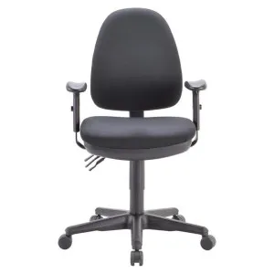 Buro Verve Fabric High Back Office Chair with Arms, Black by Buro Seating, a Chairs for sale on Style Sourcebook