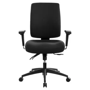 Buro Tidal Fabric Mid Back Office Chair with Arms, Black by Buro Seating, a Chairs for sale on Style Sourcebook