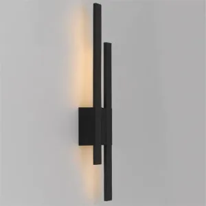 Masto IP54 Indoor / Outdoor LED Single Wall Light, 3000K, Black by Telbix, a Outdoor Lighting for sale on Style Sourcebook