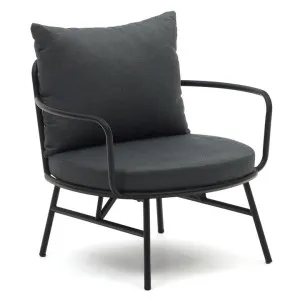 Bravon Metal Alfresco Armchair, Black by El Diseno, a Chairs for sale on Style Sourcebook