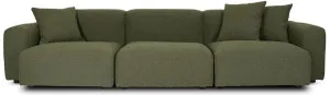 Evie Sofa in Boucle Olive by Tallira Furniture, a Sofas for sale on Style Sourcebook