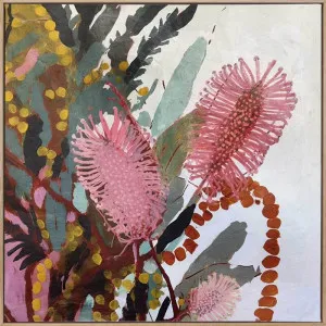Blooming Bottle Brush Canvas Art Print by Urban Road, a Prints for sale on Style Sourcebook