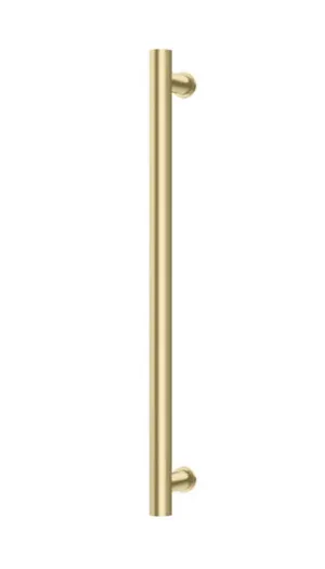 Heated Towel Rail Round 600mm Brushed In Gold By Phoenix by PHOENIX, a Towel Rails for sale on Style Sourcebook