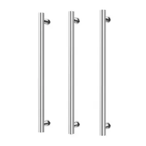 Heated Triple Towel Rail Round 600mm Chrome In Chrome Finish By Phoenix by PHOENIX, a Towel Rails for sale on Style Sourcebook