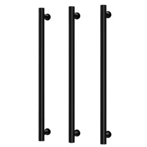 Heated Triple Towel Rail Round 800mm In Matte Black By Phoenix by PHOENIX, a Towel Rails for sale on Style Sourcebook