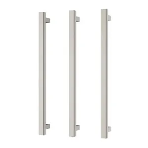 Heated Triple Towel Rail Square 600mm In Brushed Nickel By Phoenix by PHOENIX, a Towel Rails for sale on Style Sourcebook