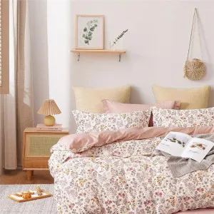 Ardor Margot Soft Pink Quilt Cover Set by null, a Quilt Covers for sale on Style Sourcebook